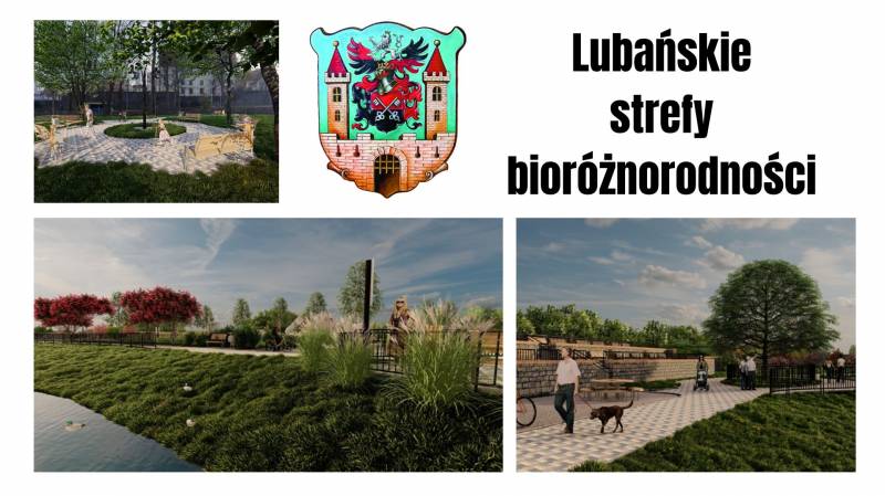 wizualizacje lubańskich stref bioróżnorodności
